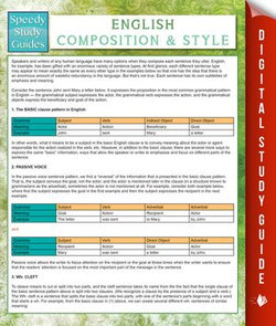 English Composition And Style (Speedy Study Guides)