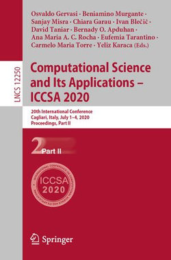 Computational Science and Its Applications – ICCSA 2020