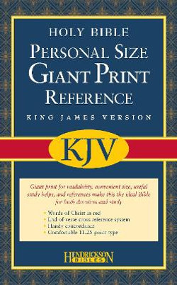 Personal Size Giant Print Reference Bible-KJV