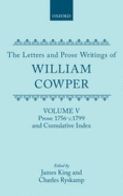 The Letters and Prose Writings: V: Prose 1756-c.1799 and Cumulative Index