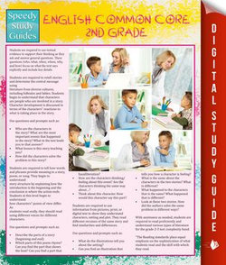 English Common Core 2nd Grade (Speedy Study Guide)