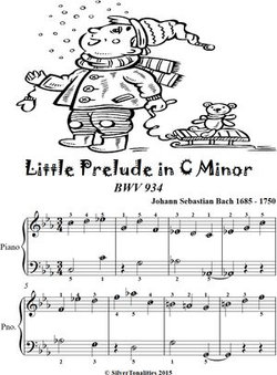 Little Prelude In C Minor Bwv 934 Easiest Piano Sheet Music Tadpole Edition