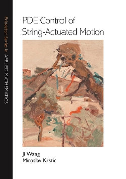 PDE Control of String-Actuated Motion