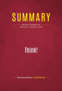 Summary: Think!