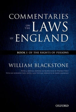 The Oxford Edition of Blackstone's