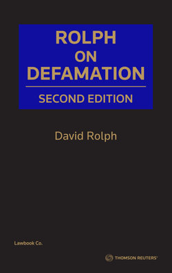 Rolph on Defamation