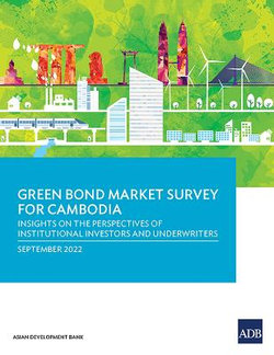 Green Bond Market Survey for Cambodia