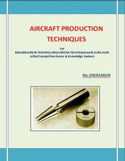 AIRCRAFT PRODUCTION TECHNIQUES