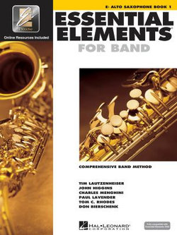 Essential Elements for Band - Eb Alto Saxophone Book 1 with EEi (Book/Media Online)