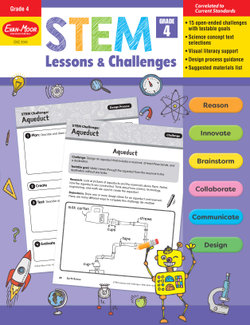 Stem Lessons and Challenges, Grade 4 Teacher Resource