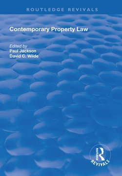 Contemporary Property Law