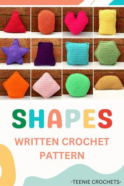 12 Crochet Shapes - Written Crochet Pattern