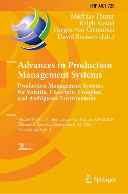 Advances in Production Management Systems