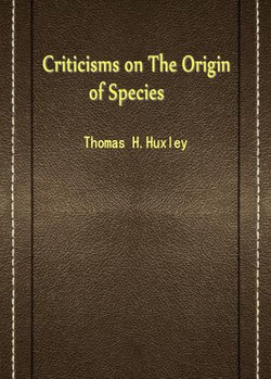 Criticisms on The Origin of Species