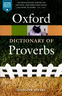 The Oxford Dictionary of Proverbs