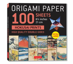 Origami Paper 100 sheets Hokusai Prints 8 1/4" (21 cm)