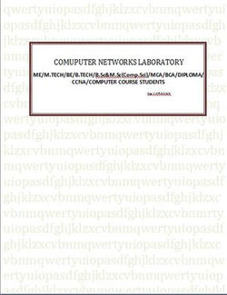 COMUPUTER NETWORKS LABORATORY