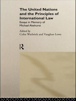 The United Nations and the Principles of International Law