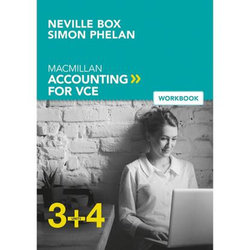 Macmillan Accounting VCE Units 3&4 Value Bundle (Student Book + Digital+ Workbook)