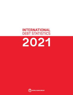 International Debt Statistics 2021