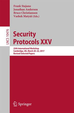 Security Protocols XXV