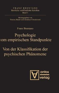 Psychologie Vom Empirischen Standpunkt. Von der Klassifikation Psychischer Phänomene