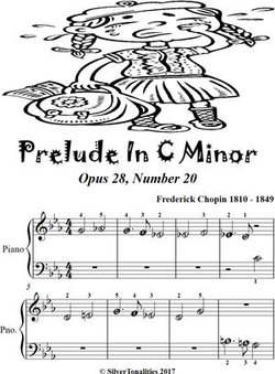 Prelude In C Minor Opus 28 Number 20 Beginner Piano Sheet Music