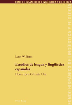 Estudios de Lengua y Lingueística Españolas