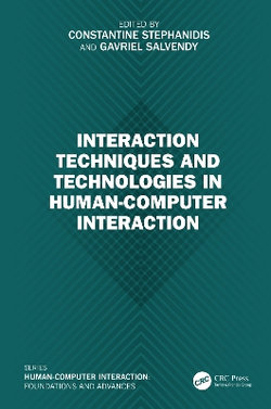 Interaction Techniques and Technologies in Human-Computer Interaction