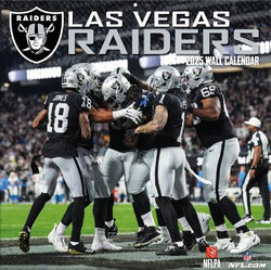 Las Vegas Raiders 2025 12x12 Team Wall Calendar