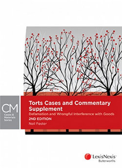 Torts Cases and Commentary Supplement