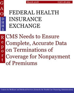 FEDERAL HEALTH INSURANCE EXCHANGE