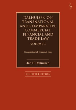 Dalhuisen on Transnational and Comparative Commercial, Financial and Trade Law Volume 3