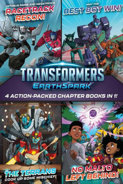 Transformers EarthSpark 4 Action-Packed Chapter Books In 1!