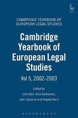 Cambridge Yearbook of European Legal Studies Vol 5, 2002-2003