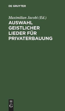 Auswahl Geistlicher Lieder Für Privaterbauung