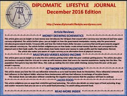 Diplomatic Lifestyle Journal December 2016 Edition