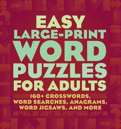 Easy Large-Print Word Puzzles for Adults