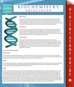 Biochemistry Principles (Speedy Study Guides)