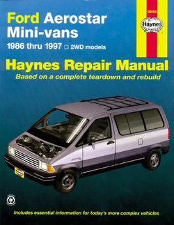 Ford Aerostar Mini-vans (1986-1997) with two wheel drive Haynes Repair Manual (USA)