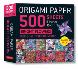 Origami Paper 500 Sheets Bright Flowers 6 (15 Cm)