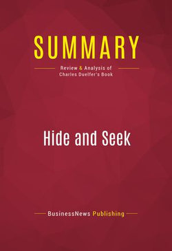 Summary: Hide and Seek