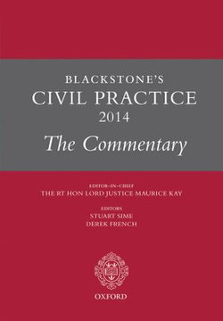 Blackstone's Civil Practice 2014: The Commentary