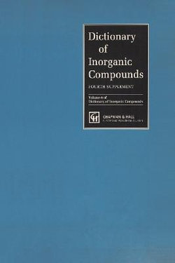 Dictionary of Inorganic Compounds, Supplement 4