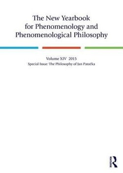 The New Yearbook for Phenomenology and Phenomenological Philosophy