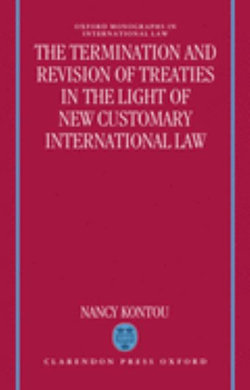 The Termination and Revision of Treaties in the Light of New Customary International Law
