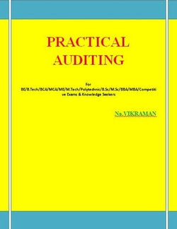 PRACTICAL AUDITING