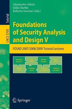 Foundations of Security Analysis and Design V
