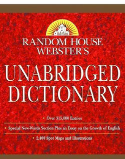 Random House Webster's Unabridged Dictionary