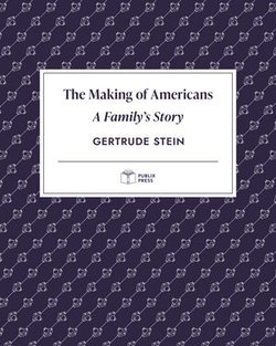 The Making of Americans | Publix Press